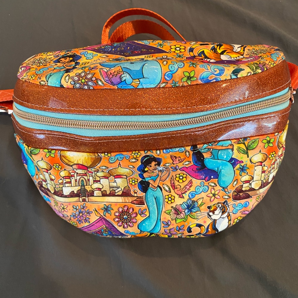 Custom Princess Jasmine Fanny pack, never used
